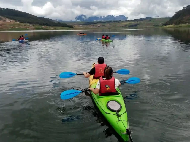 kayak en laguna