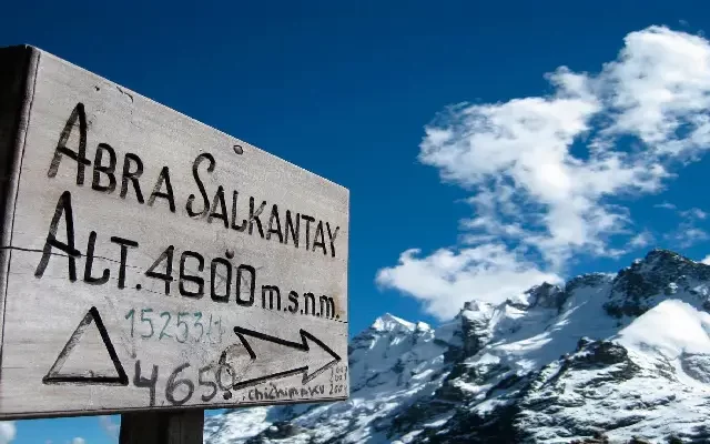 paso salkantay tour 1 dia