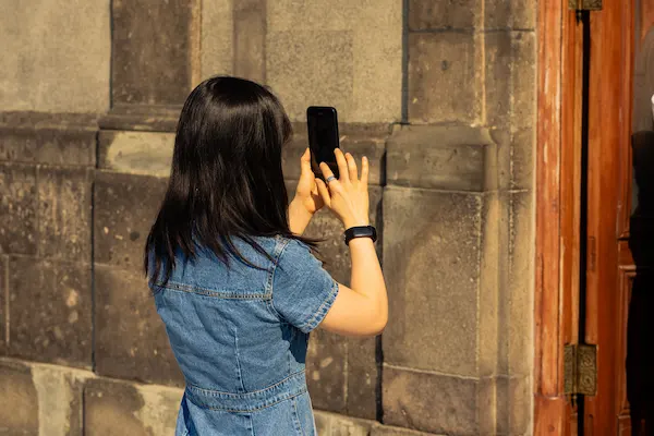 Pide permiso antes de tomar fotografías